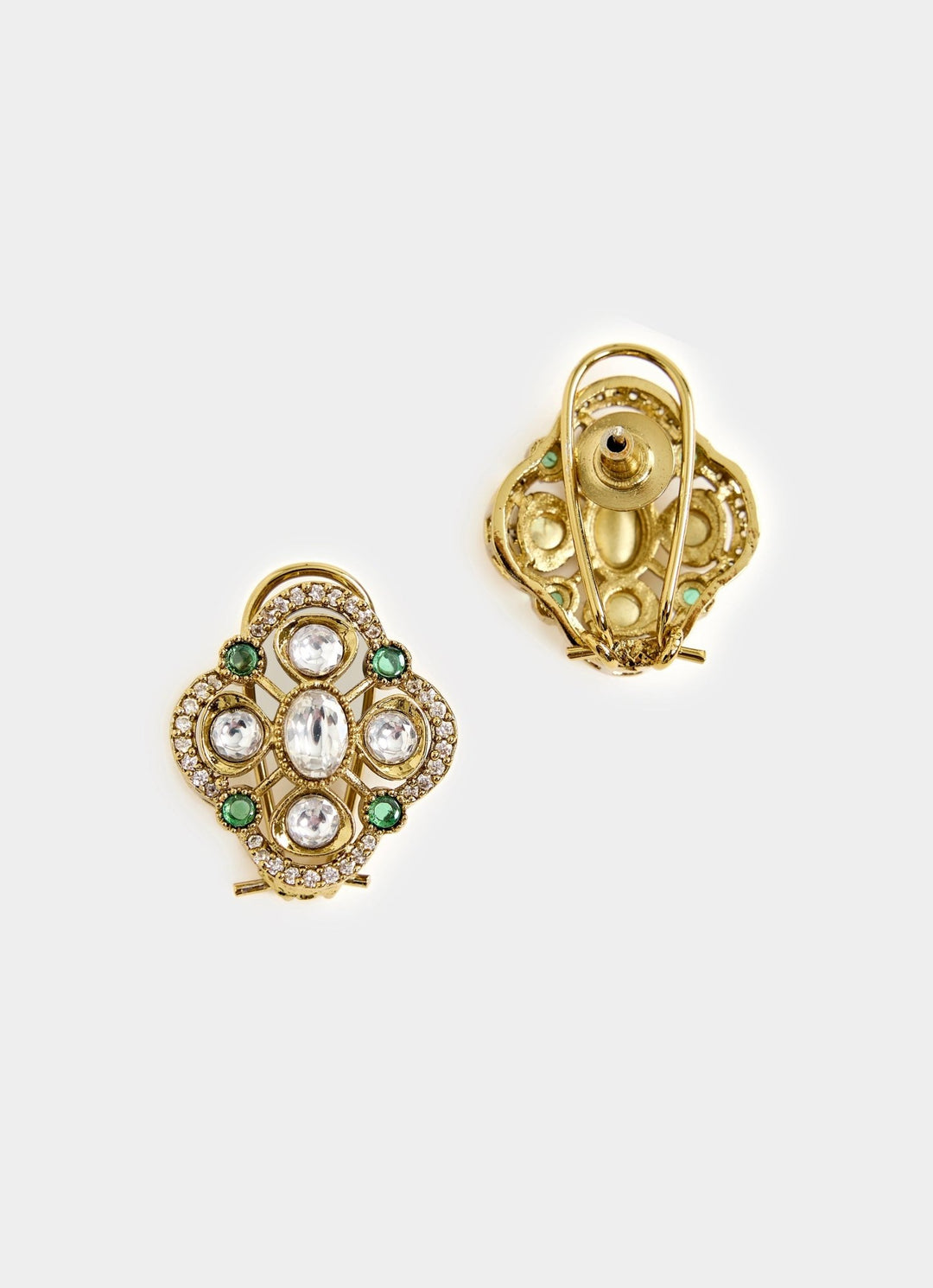 Kundan Polki Floral Choker Necklace Vivinia By Vidhi Mehra - Fabilicious Fashion