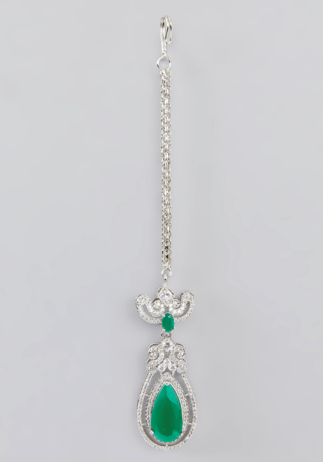 Layered Faux Diamond Necklace Set Zevar by Geeta - Fabilicious Fashion