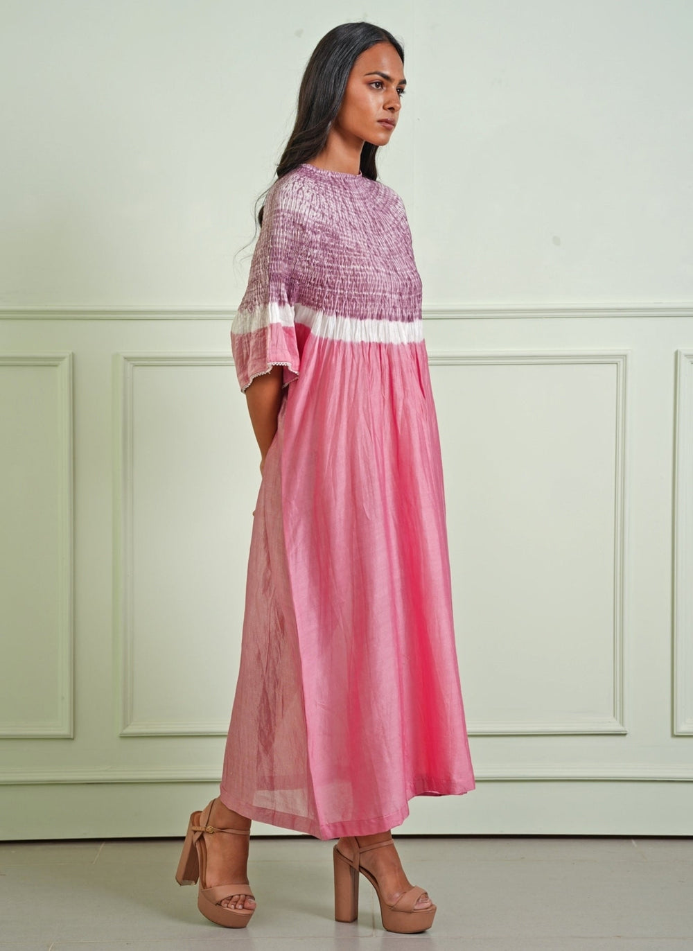 Twenty Nine Lilac And Pink Tissue DressFabilicious Fashion
