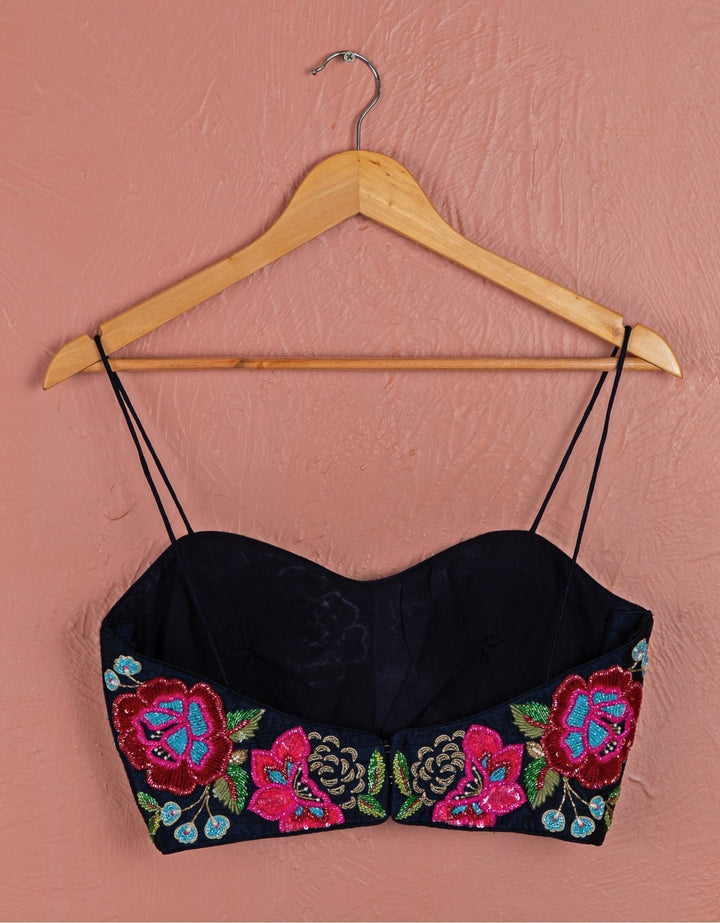 Maroon Red Silk Lehenga With Multicolor Blouse Anisha Shetty - Fabilicious Fashion