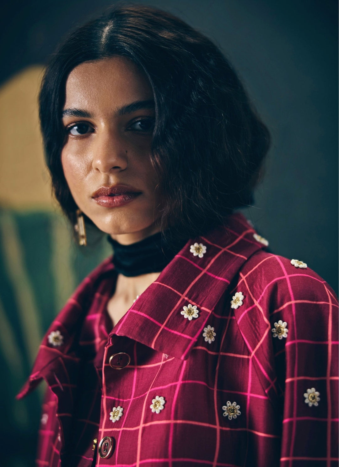 Maroon Red Silk Skirt Set With Jacket Paulmi and Harsh X Ease - Fabilicious Fashion