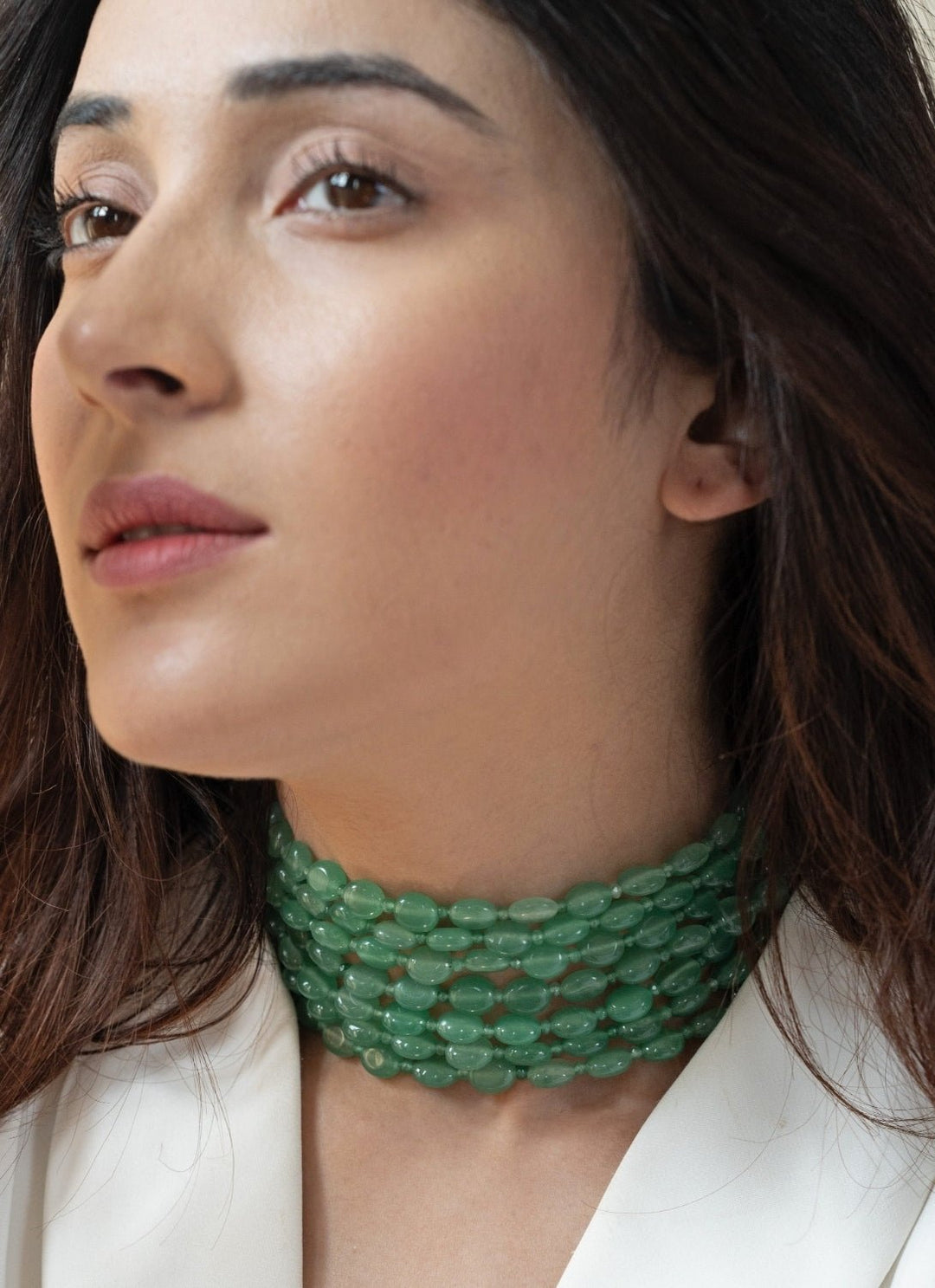 Do Taara Mint Green Green Choker NecklaceFabilicious Fashion