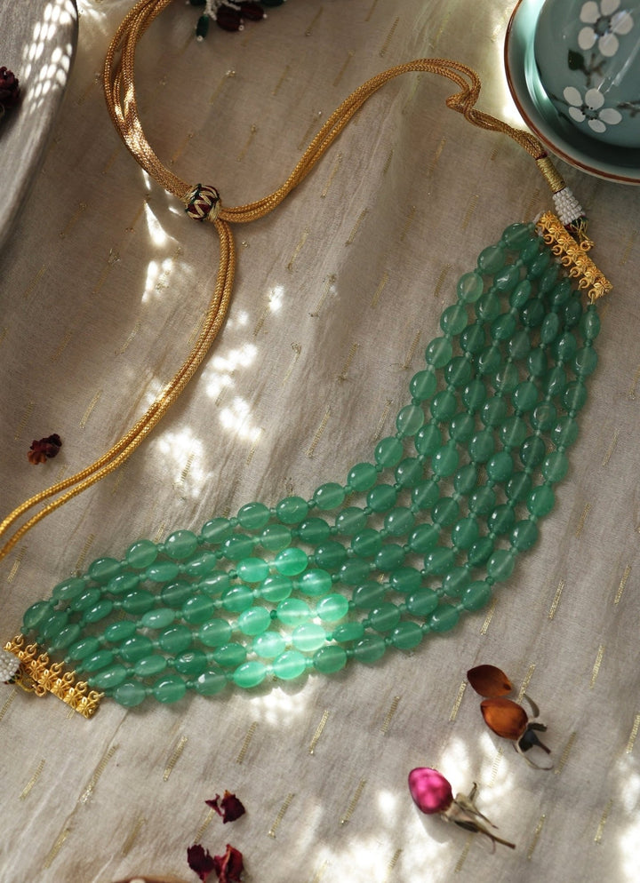 Do Taara Mint Green Green Choker NecklaceFabilicious Fashion