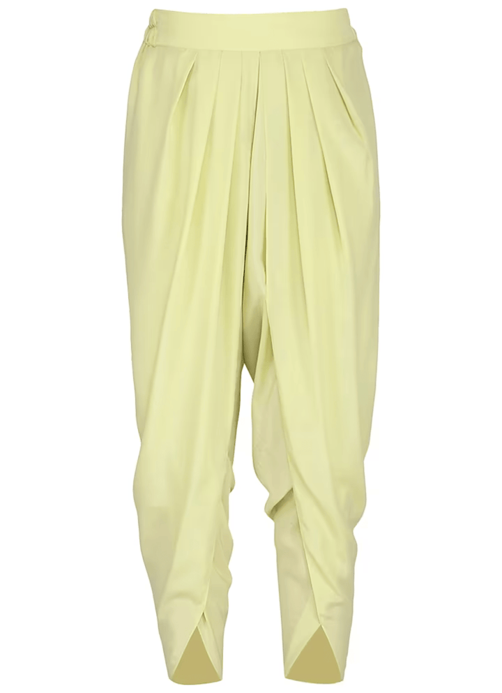 Mint Green High Low Kurta Set Vvani by Vani Vats - Fabilicious Fashion