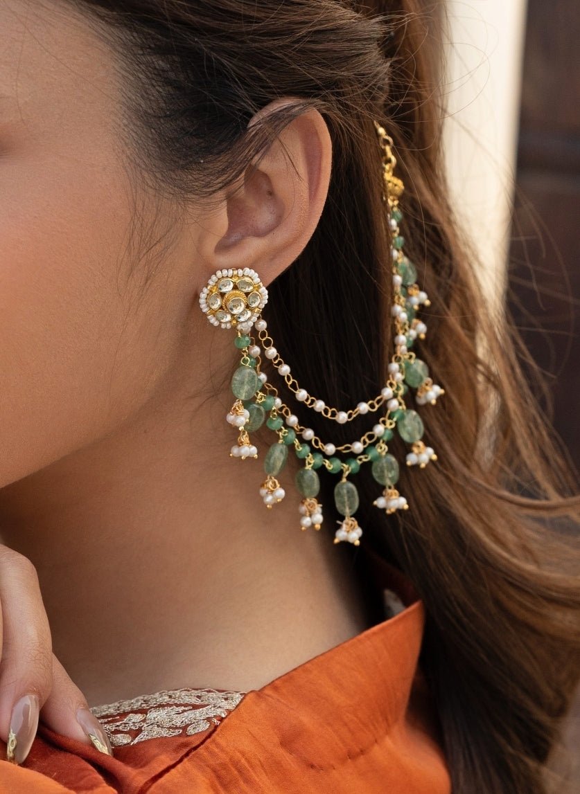 Do Taara Mint Green Kaan ChainFabilicious Fashion