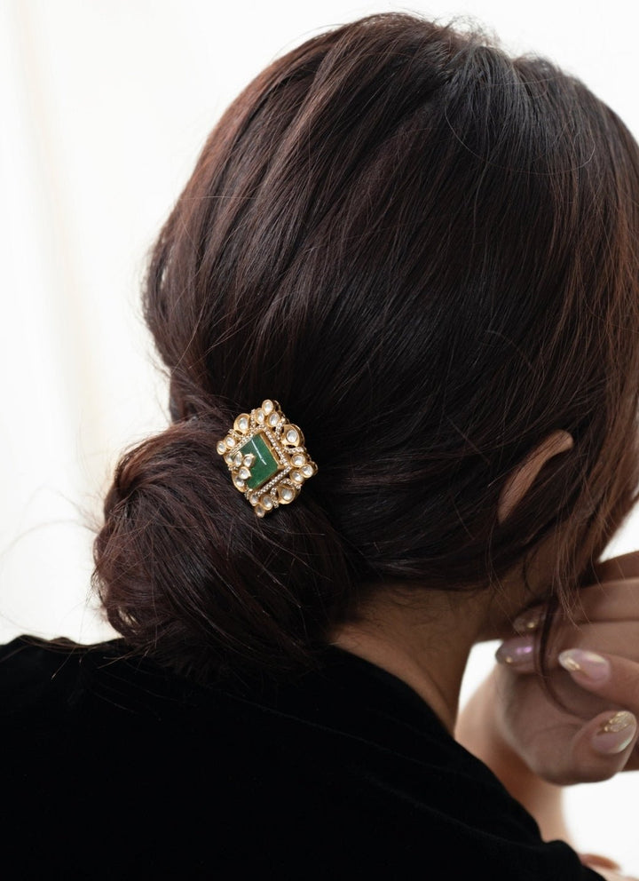 Do Taara Mint Green Polki Braid PinFabilicious Fashion