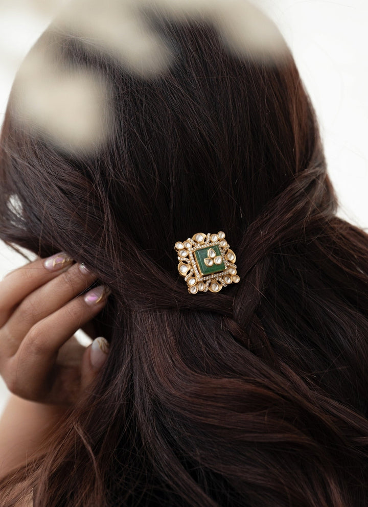 Do Taara Mint Green Polki Braid PinFabilicious Fashion