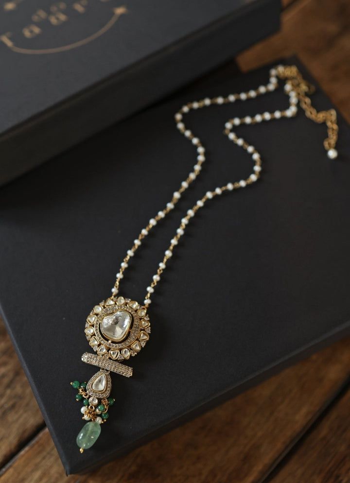 Do Taara Mint Green Polki NecklaceFabilicious Fashion