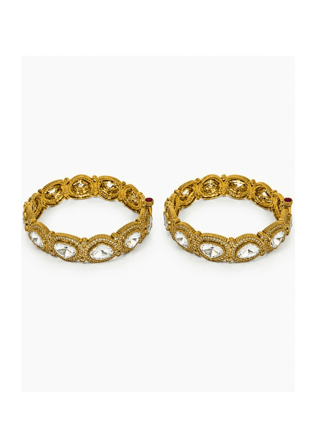 Vivinia By Vidhi Mehra Moissanite Polki And Stone BangleFabilicious Fashion
