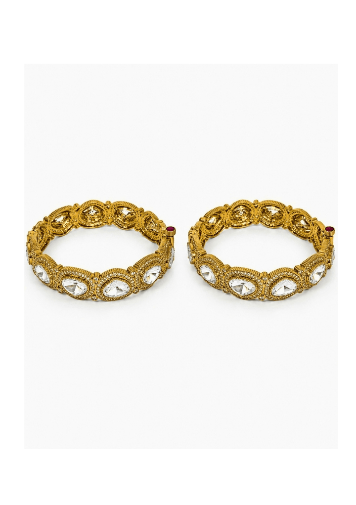 Vivinia By Vidhi Mehra Moissanite Polki And Stone BangleFabilicious Fashion