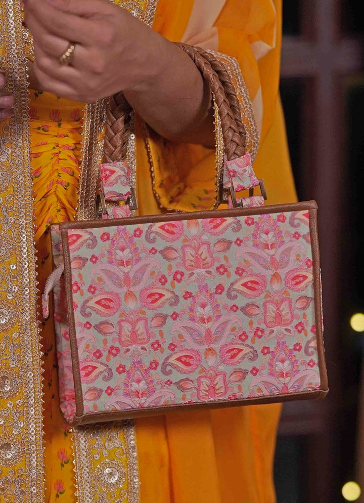 Multi Color Embroidered Handbag AMYRA - Fabilicious Fashion