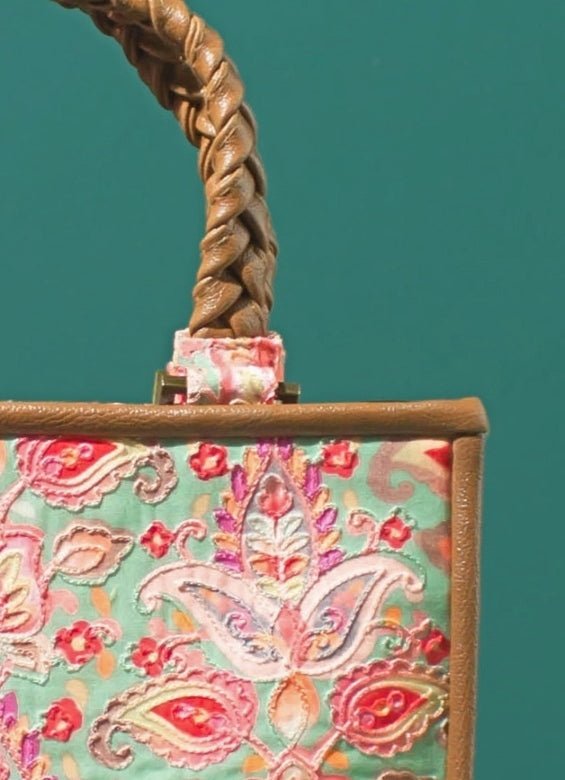 Multi Color Embroidered Handbag AMYRA - Fabilicious Fashion