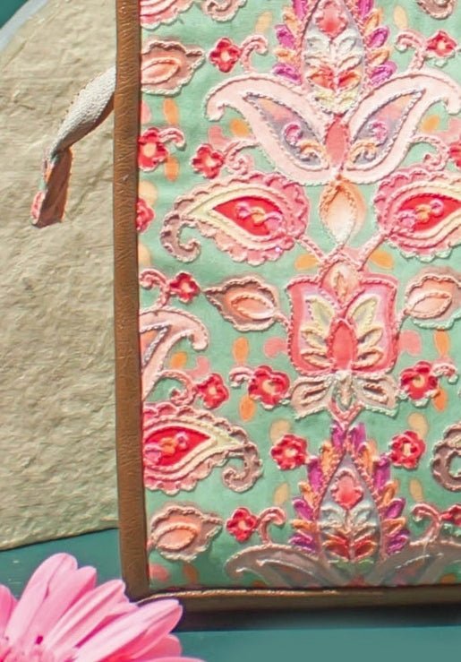 Multi Color Embroidered Handbag AMYRA - Fabilicious Fashion