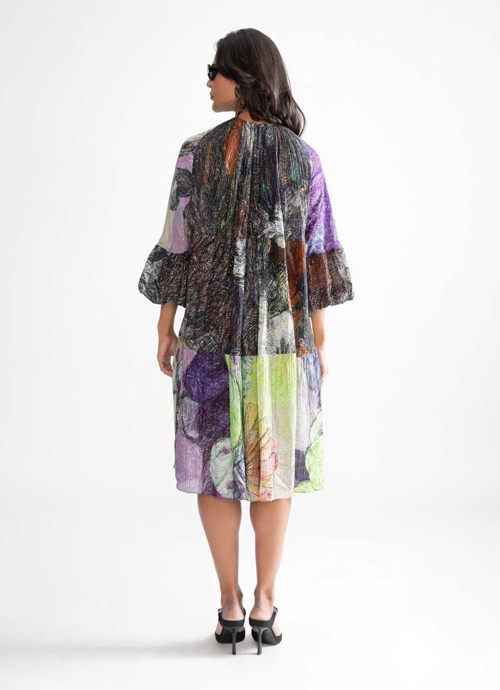 Multi Colour Tribal Print Dress Saaksha & Kinni - Fabilicious Fashion
