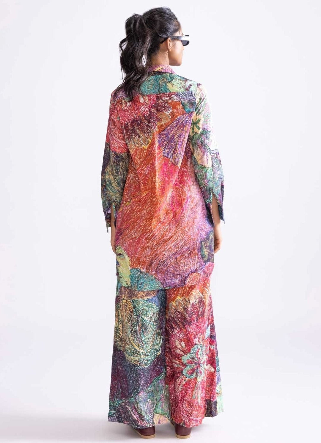 Multi Daisy Print Coord Set Saaksha & Kinni - Fabilicious Fashion