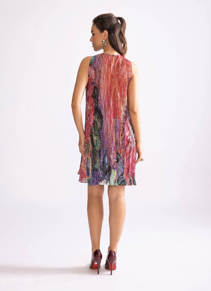 Multi Daisy Print Dress Saaksha & Kinni - Fabilicious Fashion