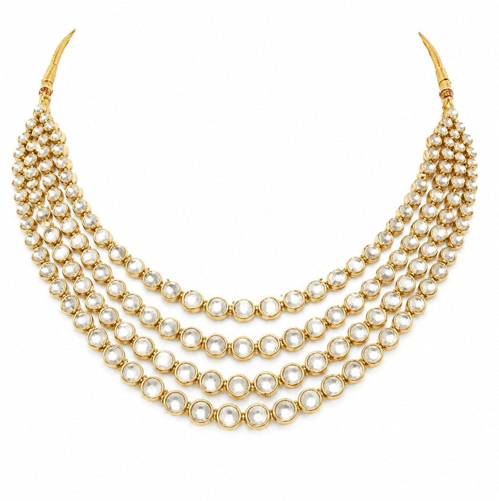 Vivinia By Vidhi Mehra Multi Layer Gold Plated Kundan Groom MalaFabilicious Fashion