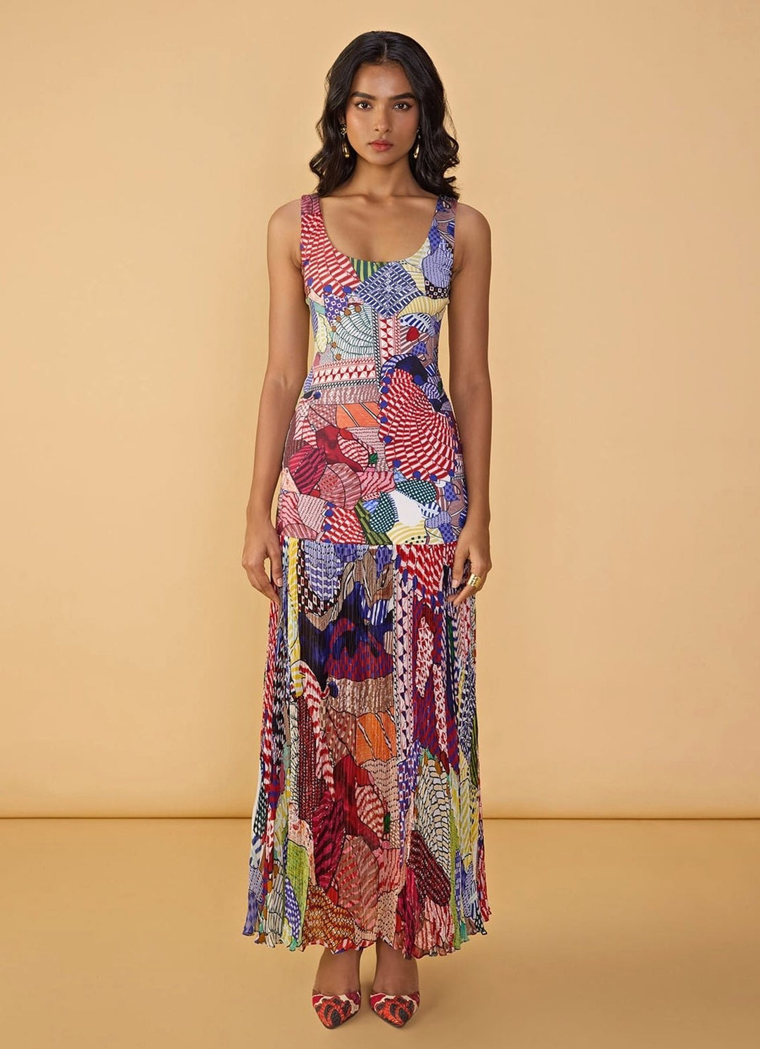 Saaksha & Kinni Multi Printed Maxi DressFabilicious Fashion
