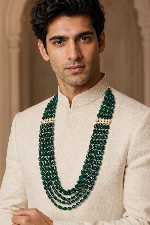 Vivinia By Vidhi Mehra Multi-Strand Beaded Kundan MalaFabilicious Fashion