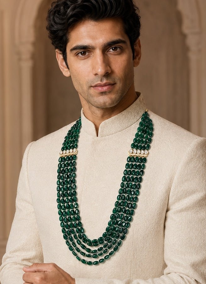 Vivinia By Vidhi Mehra Multi-Strand Beaded Kundan MalaFabilicious Fashion