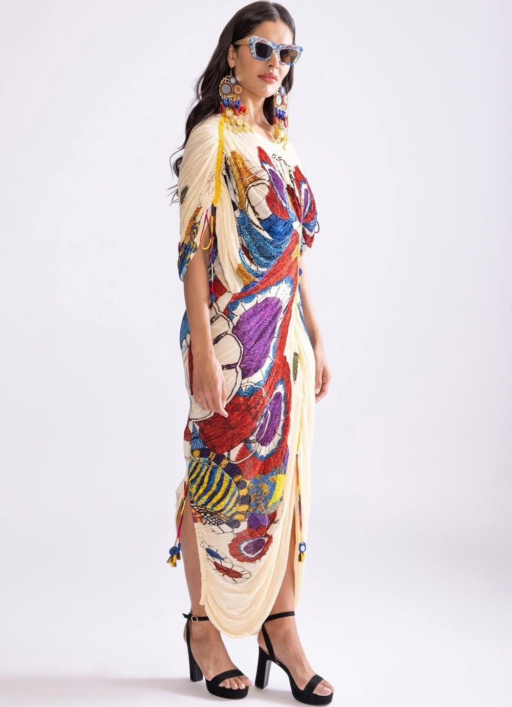 Multi Tribal Print Dress Saaksha & Kinni - Fabilicious Fashion