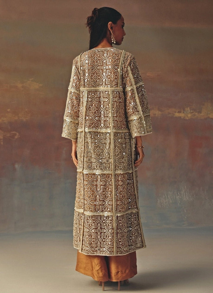 Twenty Nine Multicolor Brocade Palazzo With JacketFabilicious Fashion