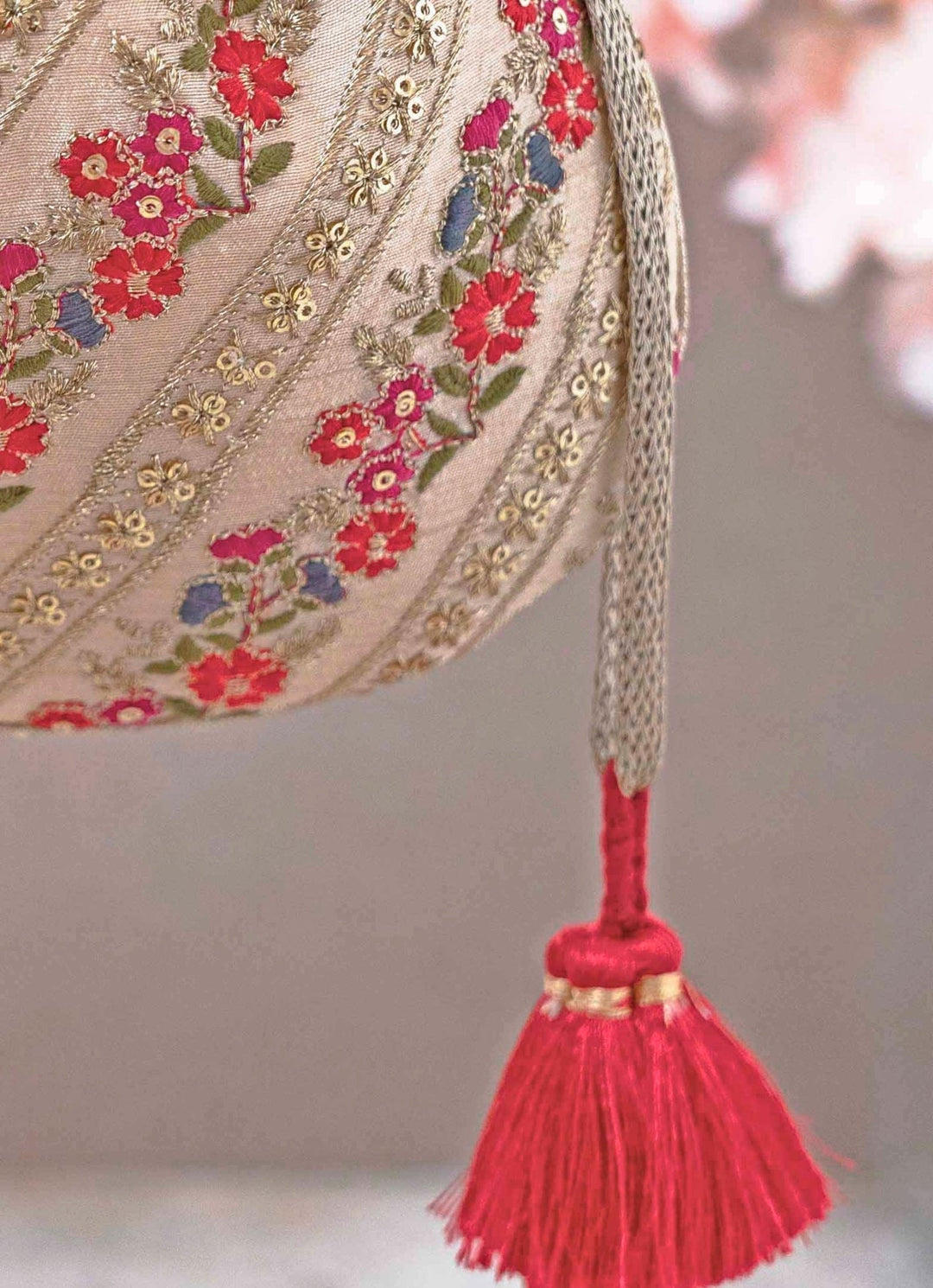 Multicolor Embroidered Potli AMYRA - Fabilicious Fashion