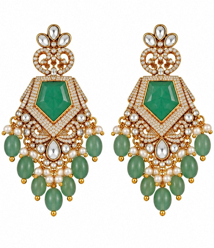 Vivinia By Vidhi Mehra Multicolor Pearl Statement Necklace SetFabilicious Fashion