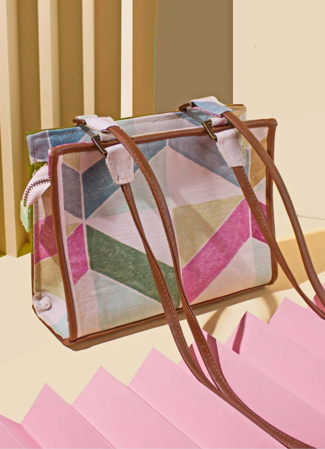 Multicolor Printed Sling Bag AMYRA - Fabilicious Fashion