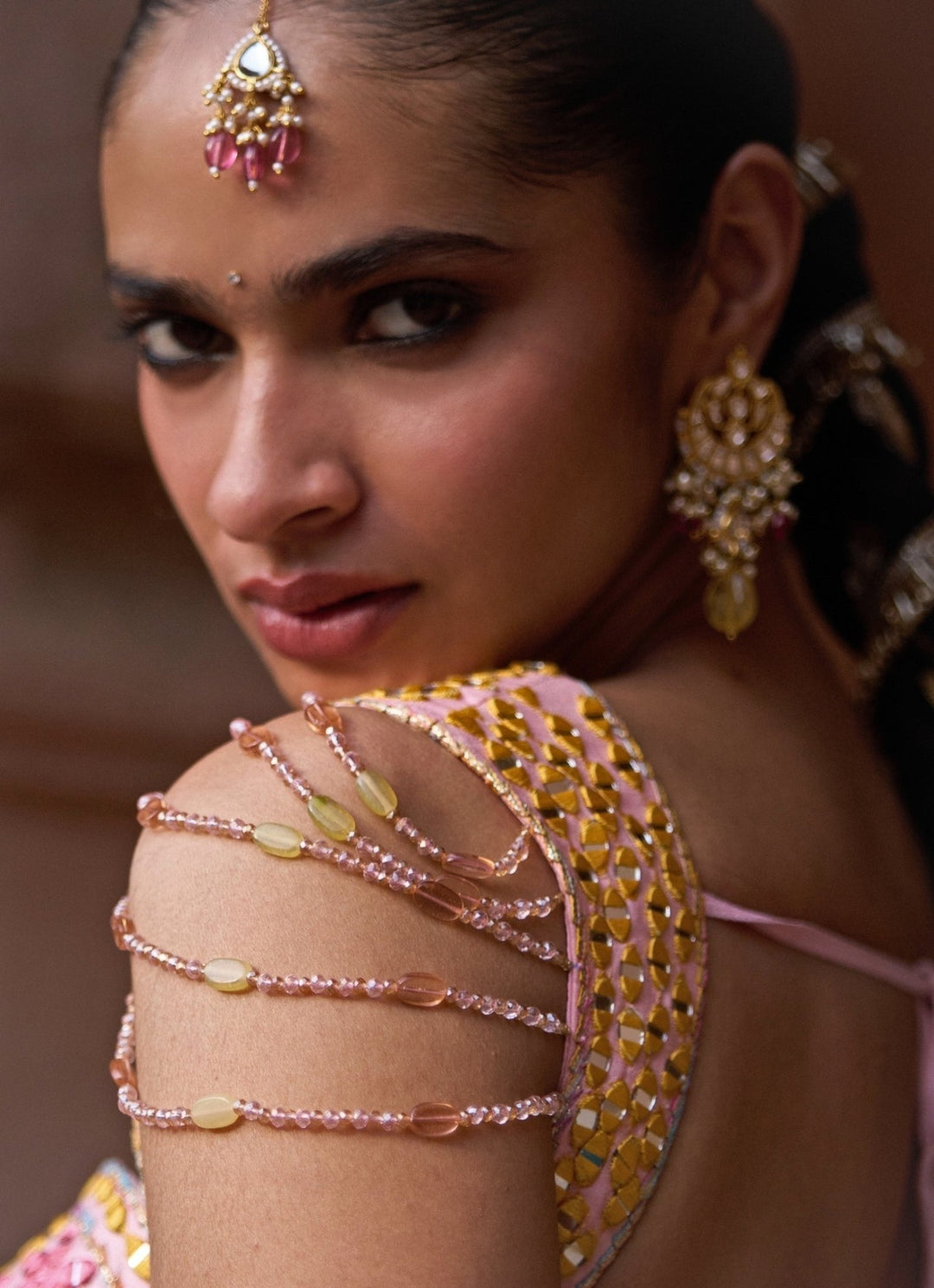 Angad Singh Multicolor Raw Silk Lehenga SetFabilicious Fashion
