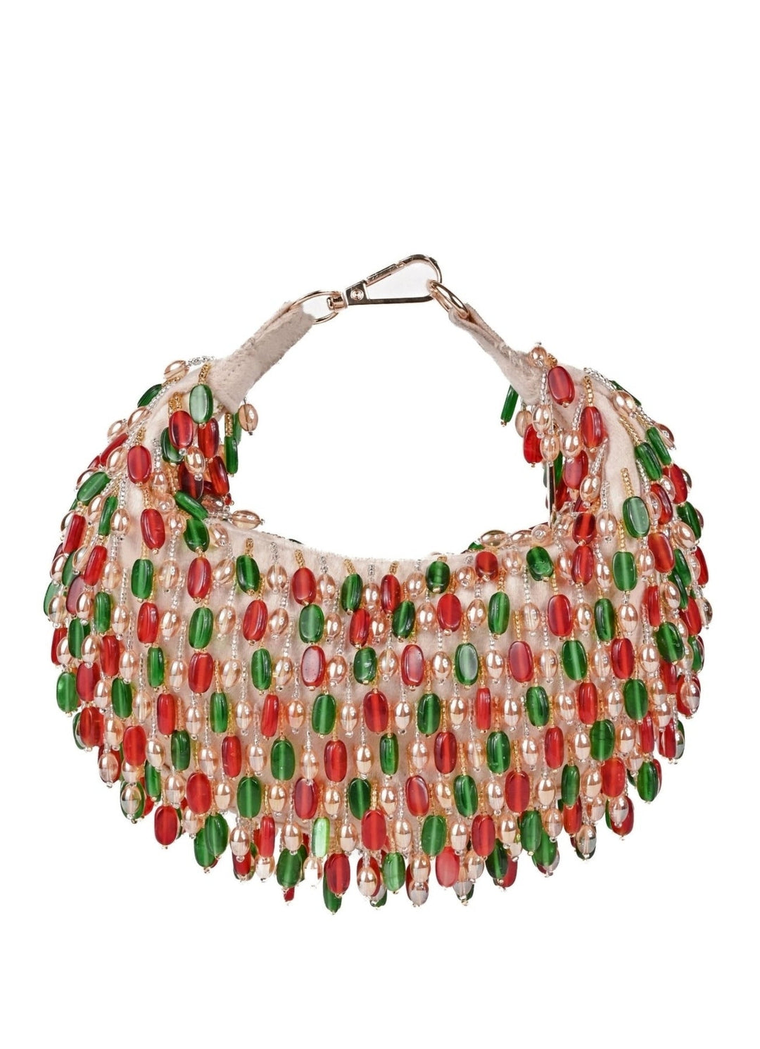 Multicolor Suede Embellished Bag House of Kosha - Fabilicious Fashion