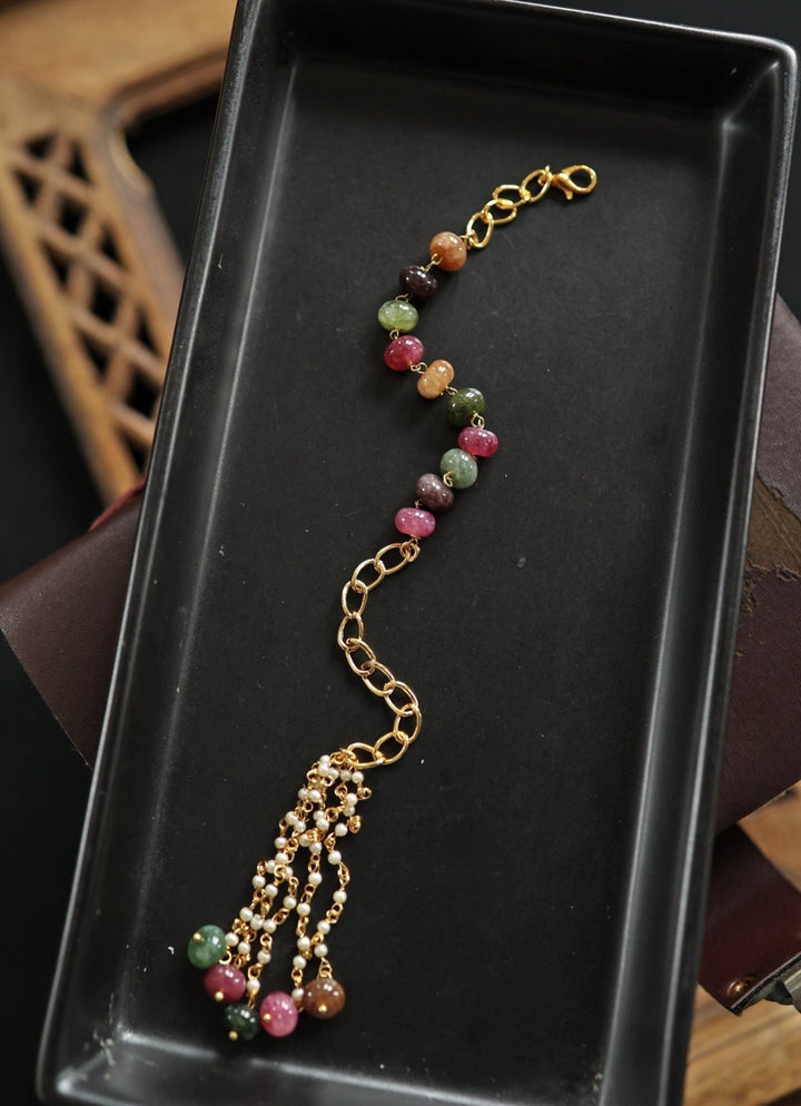 Do Taara Multicolor Tourmaline Stone BraceletFabilicious Fashion