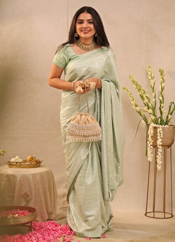 Multicolor Woven Potli AMYRA - Fabilicious Fashion