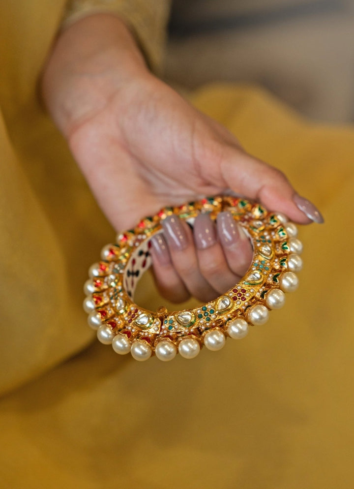 Do Taara Multicolored Jadau Kundan BangleFabilicious Fashion