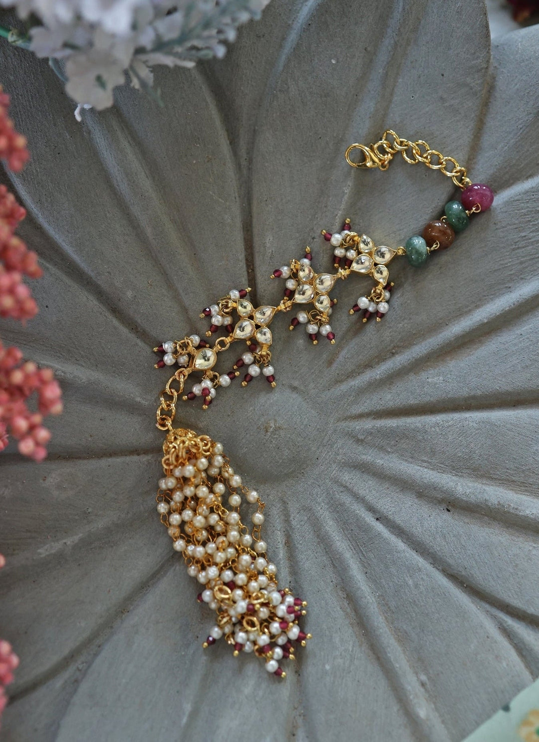 Do Taara Multicolored Kundan BraceletFabilicious Fashion
