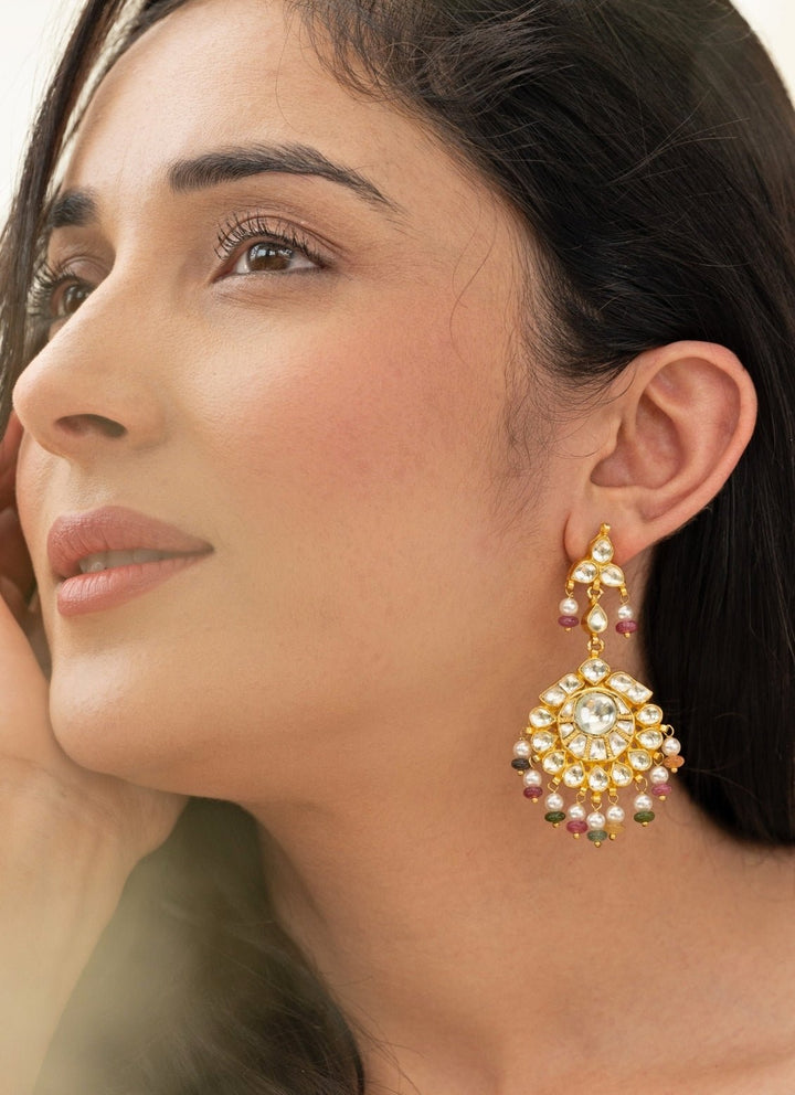 Do Taara Multicolored Kundan EarringsFabilicious Fashion