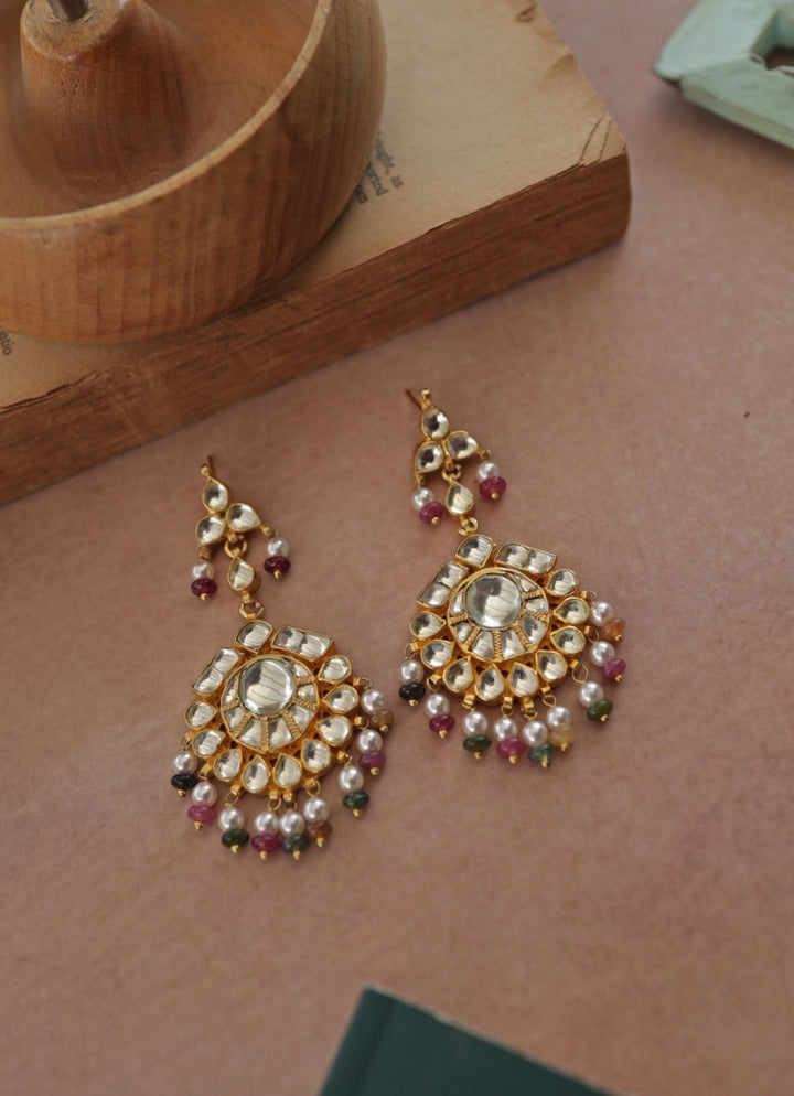 Do Taara Multicolored Kundan EarringsFabilicious Fashion