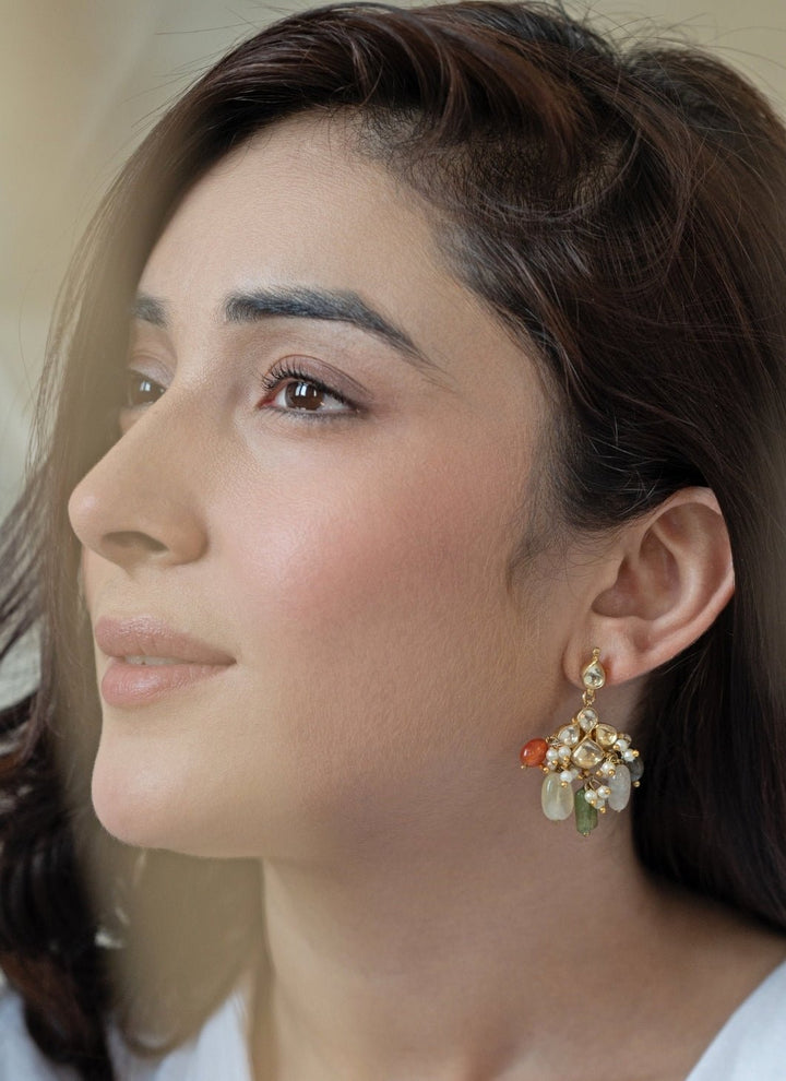 Do Taara Multicolored Kundan EarringsFabilicious Fashion