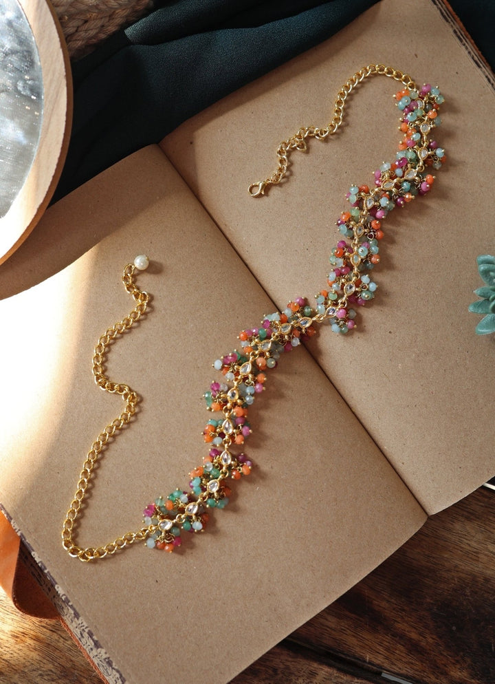 Do Taara Multicolored Kundan HeadbandFabilicious Fashion