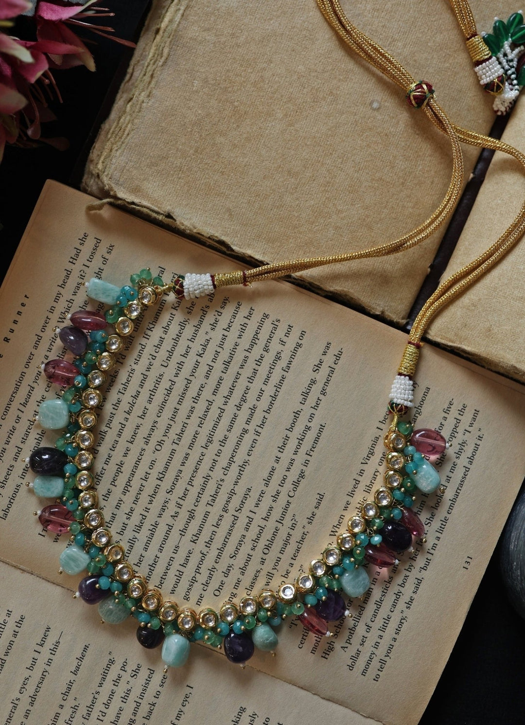 Do Taara Multicolored Kundan NecklaceFabilicious Fashion