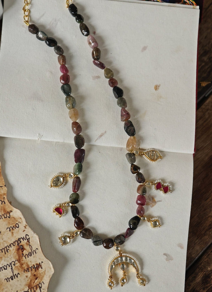 Do Taara Multicolored Kundan NecklaceFabilicious Fashion