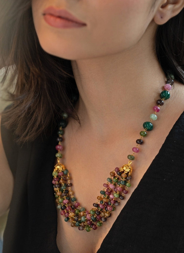 Do Taara Multicolored Layered NecklaceFabilicious Fashion