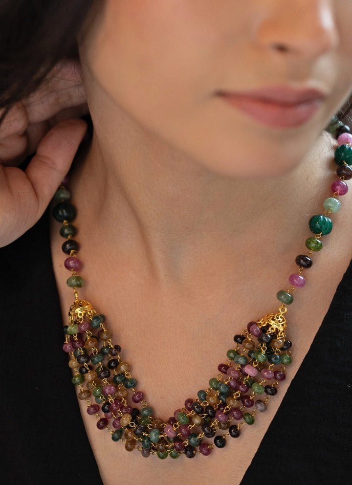 Do Taara Multicolored Layered NecklaceFabilicious Fashion