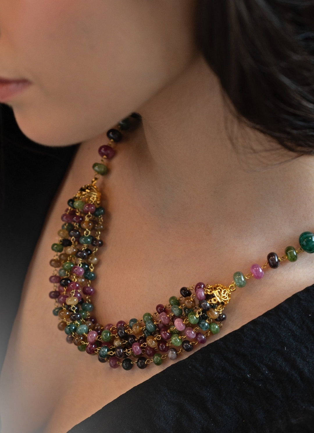 Do Taara Multicolored Layered NecklaceFabilicious Fashion