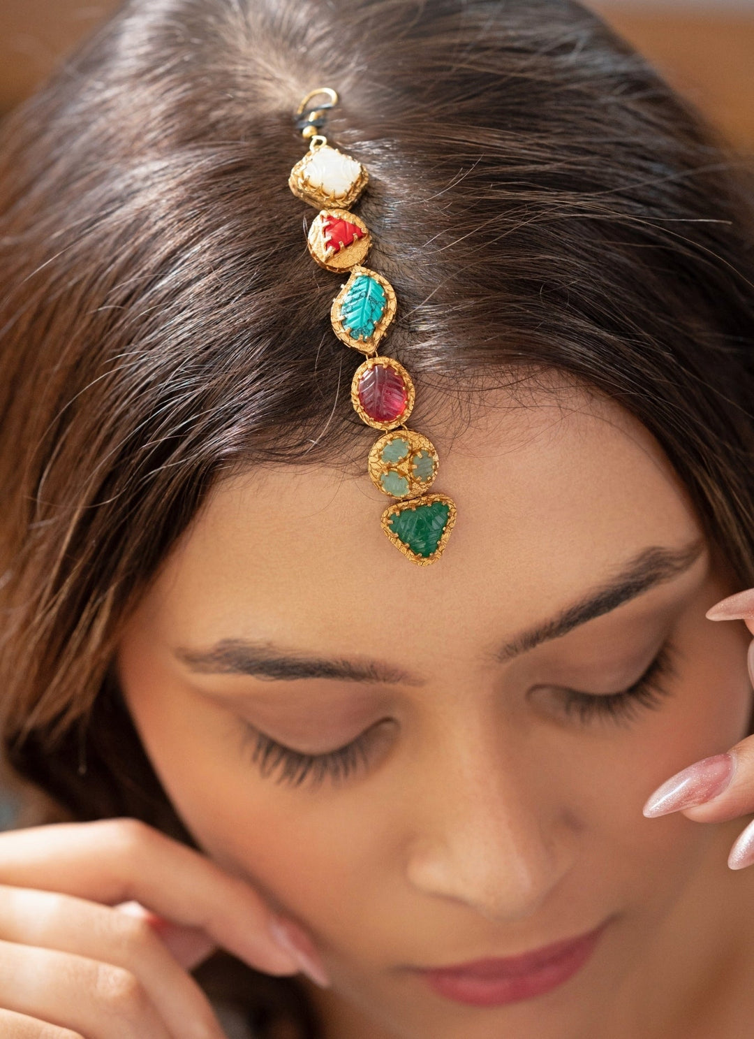 Do Taara Multicolored MaangtikkaFabilicious Fashion