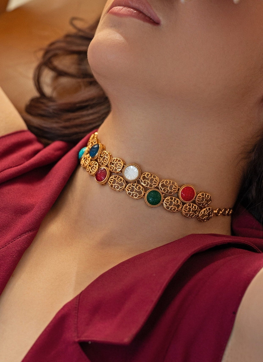 Do Taara Multicolored Necklace SetFabilicious Fashion