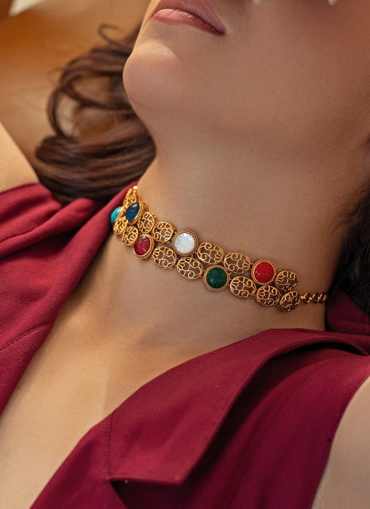 Do Taara Multicolored Necklace SetFabilicious Fashion