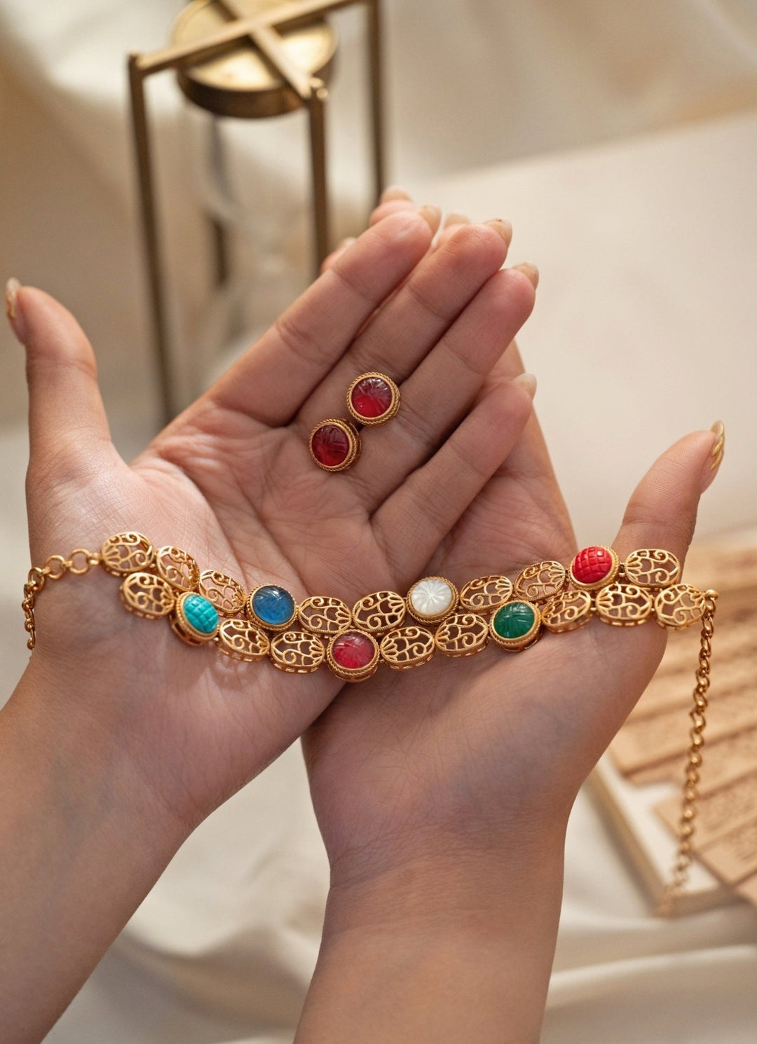 Do Taara Multicolored Necklace SetFabilicious Fashion