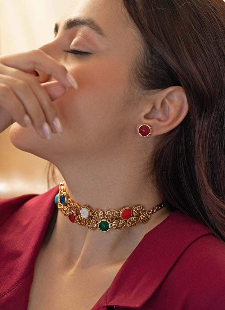 Do Taara Multicolored Necklace SetFabilicious Fashion
