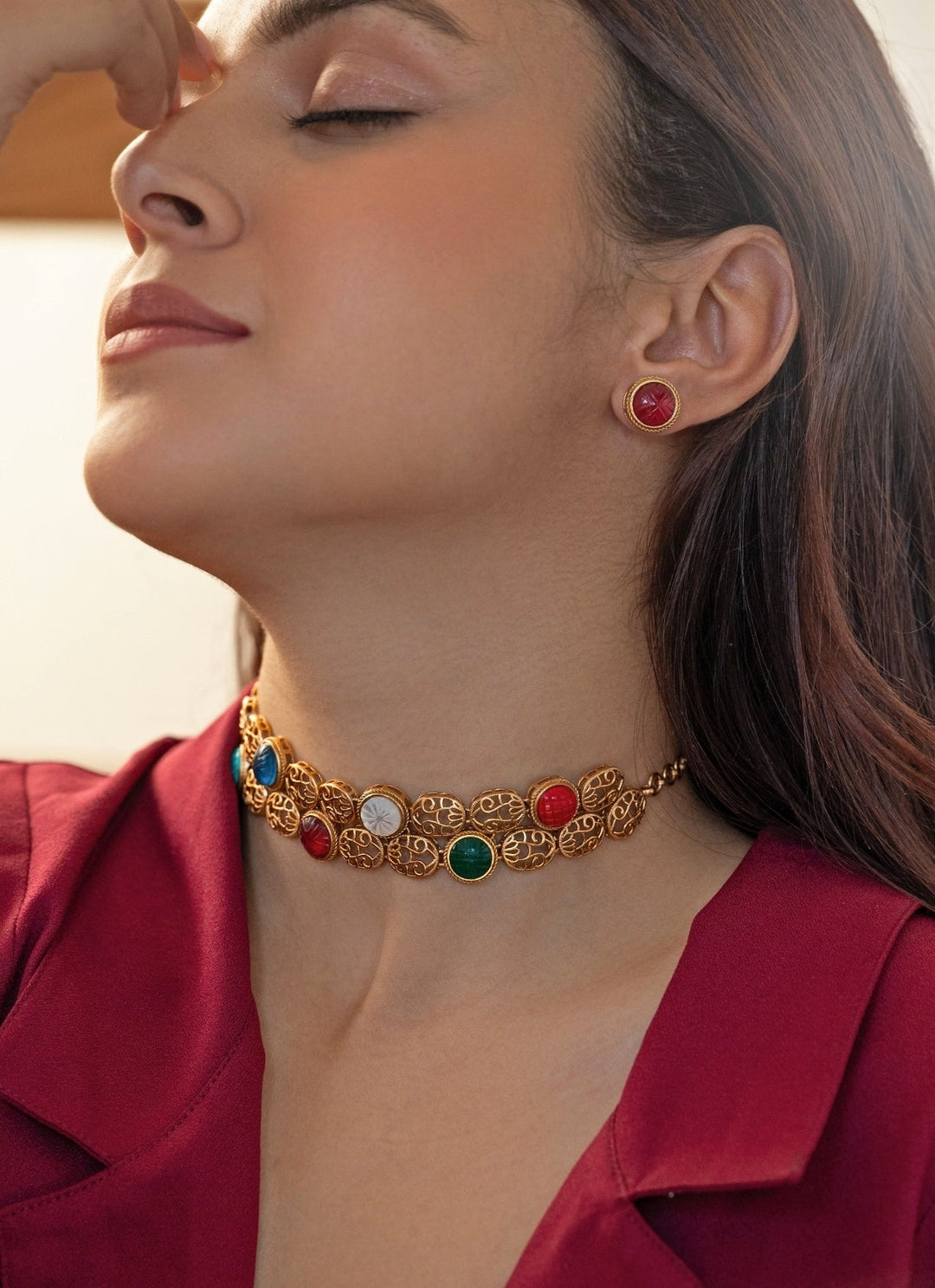 Do Taara Multicolored Necklace SetFabilicious Fashion
